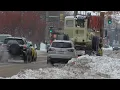 Hazardous road conditions continue in Northeast Iowa following snowy weekend
