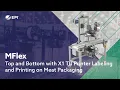 MFlex Top Bottom with X1 Jet TIJ Printer