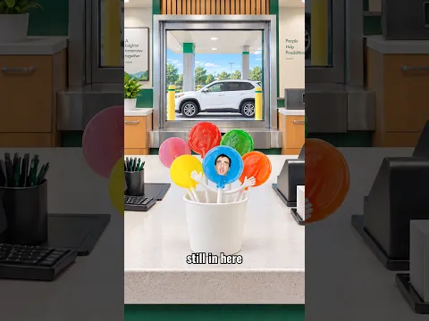 When You Ask For A Lollipop At The Bank 🤣 #shorts #relatable