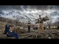 Lagu Preparing for Winter: 🪵Gathering Firewood in the Snowy Mountains🏔️ | Nomadic Survival in Cold Days🔥