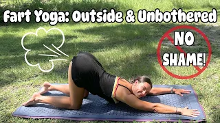 fart yoga in public 15 min gas u0026 bloat relief flow no shame