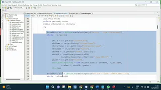 Netbeans Java application GUI OOP DB Adding comments