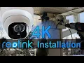 How to install Reolink Security 4K PoE Cameras Outside - in DETAIL