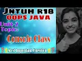 jntuh r18 oops Java programming unit2 console class very important gunshot