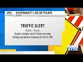 Overnight I-90 detours near Austin