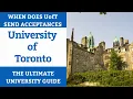 When Does UofT Send Acceptances Ultimate University Guide