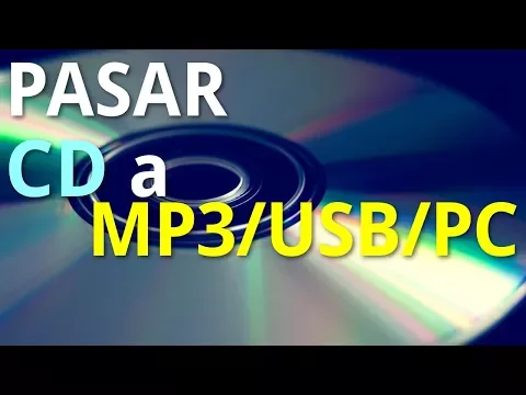 Download MP3 Pasar CD a MP3/PC/USB en Windows