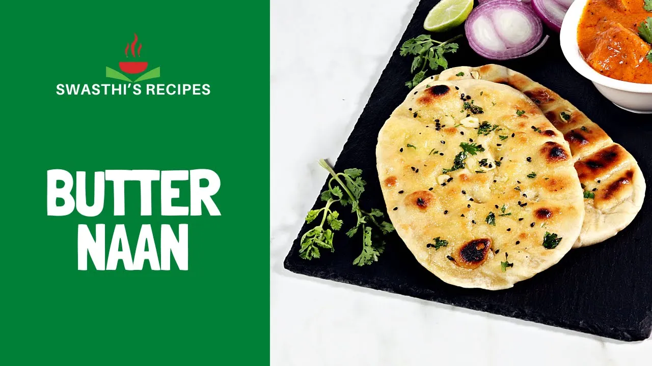 Butter Naan Recipe (Soft No yeast, No Egg Naan)