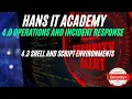 Shell and script environments - CompTIA Security SY0 601 Domain 4 3