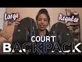 Coach Court Backpack Review Large vs Regular Size