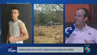 Homem acorda na UTI após tentar salvar criança em Goiânia