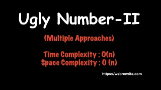 Ugly Numbers Ugly Number II LeetCode 264 Nth Ugly Number