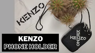 KENZO PHONE HOLDER UNBOXING WALLET ON STRAP