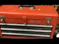 Vintage Craftsman 3 Drawer Tool Box Clean Up - 10 Garage Sale Find