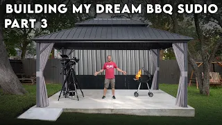 Building My Dream BBQ Studio PART 3 The Studio