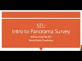 Intro to Panorama Survey