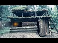 Download Lagu DUGOUT HUT WITH PENTHOUSE: A COZY PLACE FOR SURVIVAL IN THE WILD. CAMPING IN THE FOREST. PART 2