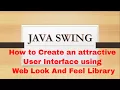 how to create attractive java ui java gui java swing netbeans