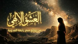 ترانيم العشق الإلهي   من روائع شعر رابعة العدوية  عمل إنشادي روحاني لراحة النفس وصفاء الروح  دندنها