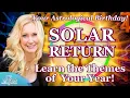 How to Read Your Solar Return Chart