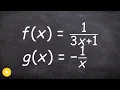 Learn how to divide functions rational