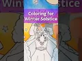 Winter Solstice coloring page