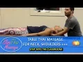 Learn Table Thai Massage for Neck Shoulders Arms Legs