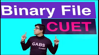 Binary File in Python Cuet computer science classes cuet computer science preparation CUET Classes