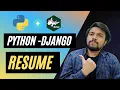 My Resume As A Python - Django Developer Step-by-Step Tutorial Resume For Python Developer