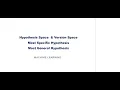Version Space Hypothesis Space KTU CS467 Machine Learning - Module 1