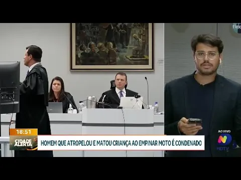 Homem é condenado por atropelar e matar criança ao empinar moto em Tubarão