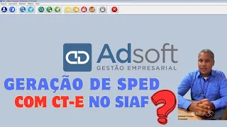 SIAF - Geração do SPED Com Lançamento de CT-e