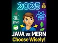 Full-Stack Java vs MERN in 2025 Best Career Choice for MCA IT Students High Salary Roadmap