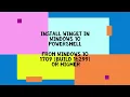 Win In a Minute Install winget in Windows 10 Powershell