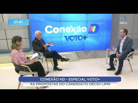 Sabatina Voto+: Décio Lima, candidato ao governo de SC, é entrevistado nesta segunda