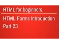 forms in html - HTML Tutorial for Beginners Part 23