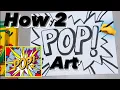 How to Draw POP Art Easy - for Kids and Beginners like Andy Warhol Style