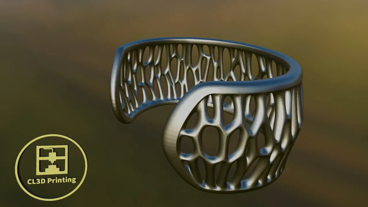 Voronoi Bracelet Mod 1