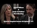 Agent Wilson Carly Corinthos First Meeting General Hospital Season 58 Episode 101