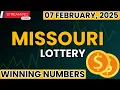 Missouri Midday Lottery Results For - 07 Feb 2025
