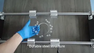 Height Adjustable DIY Woodworking Router Sled 48 Inch Steel Aluminum Rails for Planing Slabs