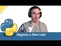 Register a New User Django Rest framework