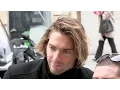 EXCLUSIVE Camille Lacourt at RTL radio station in Paris