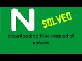 How to Solve Nginx Server Downloading File Instaed of Executing