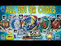 ALL 551 QR CODES BEYBLADE BURST QUADSTRIKE APP A to Z All BEYBLADES LAUNCHER BEYSTADIUM QR CODES
