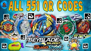 ALL 551 QR CODES BEYBLADE BURST QUADSTRIKE APP A to Z All BEYBLADES LAUNCHER BEYSTADIUM QR CODES