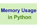 Python Tips Tricks How to Check Memory Usage