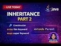 Java Inheritance Part 2 in Tamil Constructor this super Keyword Explained
