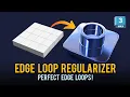 3ds Max Edge Loop Regularizer Tutorial 3D Modeling Techniques