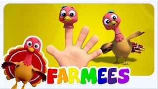 Familia de Dedos de Pavo Canciones y más diversión Rimas para Niños Pequeños
